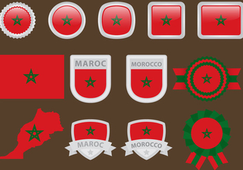 Maroc Flags - vector #366043 gratis
