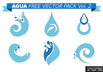 Agua Free Vector Pack Vol. 2 - Kostenloses vector #367733
