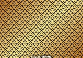 Vector Gold Seamless Pattern On Black Background - vector gratuit #367973 