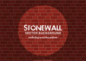 Free Stonewall Vector Background - vector gratuit #368393 