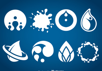 Water Icons Vector - Free vector #368743
