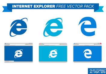 Internet Explorer Free Vector Pack - бесплатный vector #368893