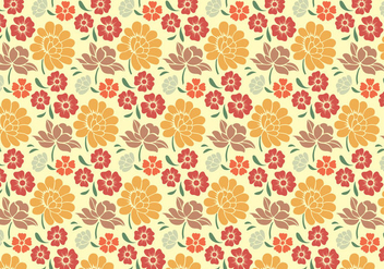 Floral Decorative Pattern - Kostenloses vector #368933