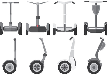 Free Segway Icons Vector - Free vector #369303