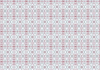 Outlines Decorative Pattern - vector gratuit #369323 