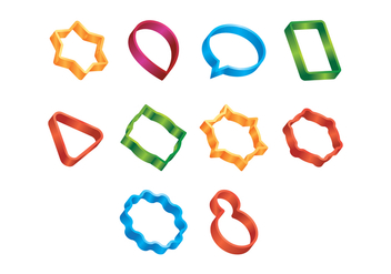 Free Vector Cookie Cutters - Kostenloses vector #369393