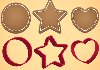 Cookie Cutter Vector Set A - Free vector #369623