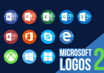 Microsoft Icons New Logos Vector 2 - vector gratuit #370453 