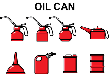 Free Oil Can Vector - Free vector #370503