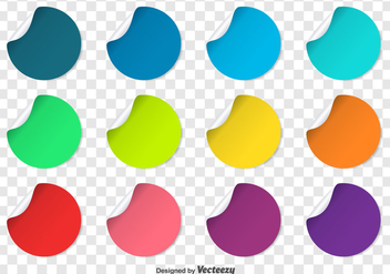 Vector Colorful Bullet Points - Kostenloses vector #370893