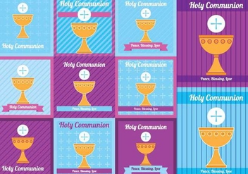 Holy Comunion Card - vector #373123 gratis