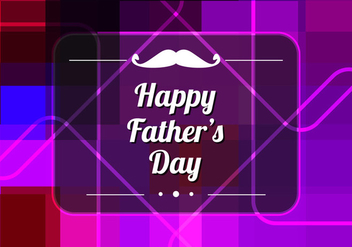 Free Vector Colorful Father's Day Background - vector #374523 gratis