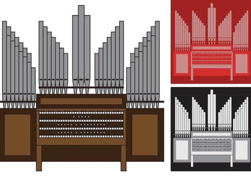 Pipe Organ illustration - vector gratuit #374613 