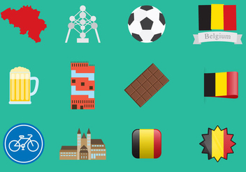Belgium Icons - vector #374643 gratis