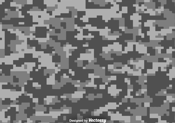 Pixelated Multicam Vector Camouflage Background - vector gratuit #374893 