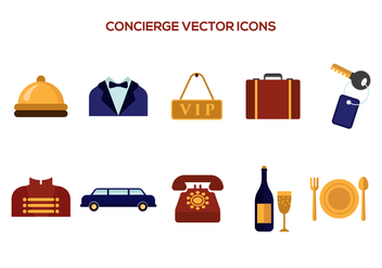 Free Concierge Vector Icons - vector gratuit #376103 