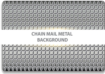 Chainmail Metal Seamless - vector gratuit #376843 