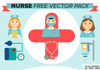 Nurse Free Vector Pack - бесплатный vector #377773