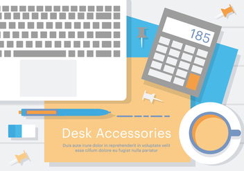 Free Business Desk Accessories - vector gratuit #379113 