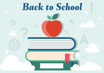 Free Back to School Vector Illustration - Free vector #379153