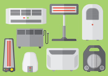 Free heater icons vector - Kostenloses vector #379513