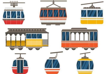 Free Cable Car Vector - Free vector #379543