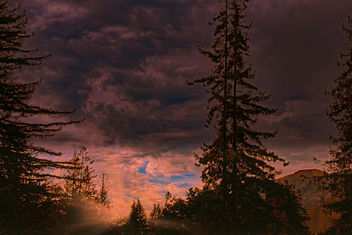 Sun setting in Big Sur - бесплатный image #381083