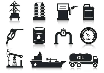 Free Oil Icons Vector - Free vector #381653