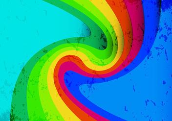 Free Vector Colorful Wave Background - бесплатный vector #381763