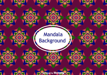Mandala Background Vector - Kostenloses vector #382083
