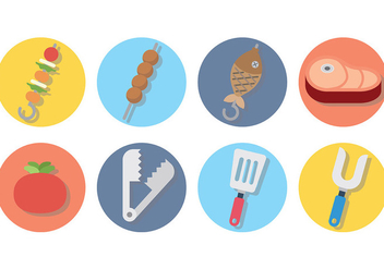 Free Brochette Icons Vector - Free vector #382903