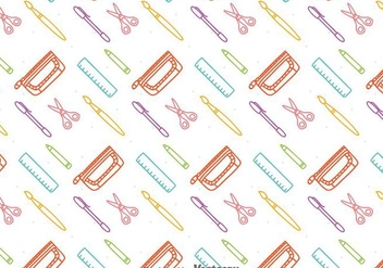 Colorful Stationary Seamless Pattern - vector #383373 gratis