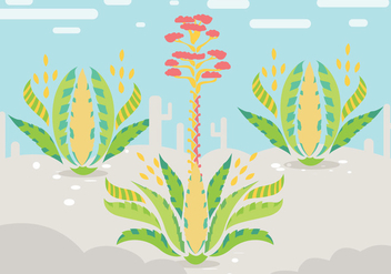 Maguey Illustration Vector - Free vector #385833