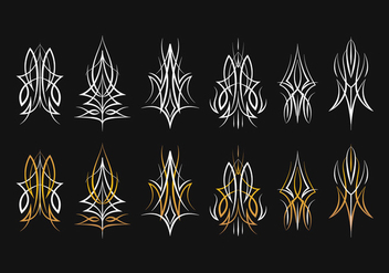 Pinstripes Design Collection - Free vector #385853
