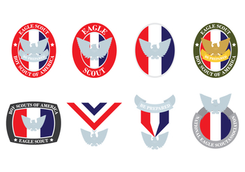Eagle Scout Badges - vector gratuit #387873 
