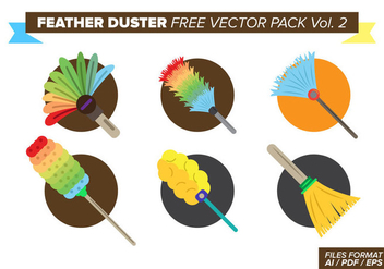 Feather Duster Free Vector Pack Vol. 2 - бесплатный vector #388323