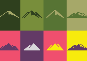 Mountain Logo Set - Kostenloses vector #388653