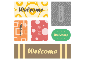 Free Welcome Mat Vector 4 - Free vector #390503