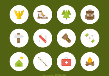 Free Flat Scouts Vector Icons - Free vector #391353