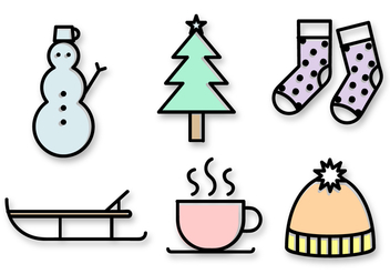 Free Christmas Icons Vector - vector gratuit #391443 