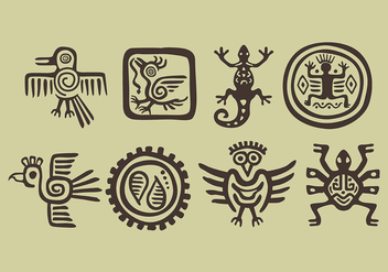 Vector Incas Icons - vector gratuit #392223 