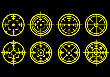 Laser Tag Icons - Free vector #392533