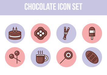 Free Chocolate Icon Set - Free vector #393203
