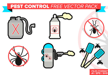 Pest Control Icons Free Vector Pack - vector gratuit #393383 