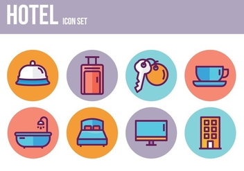 Free Hotel Icons - Free vector #394103