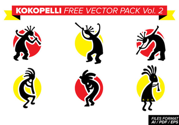 Kokopelli Free Vector Pack Vol. 2 - Free vector #394163