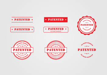 Patent Stamp Template - vector #394473 gratis