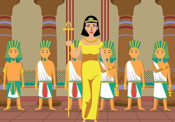 Free Cleopatra Illustration - vector #394523 gratis