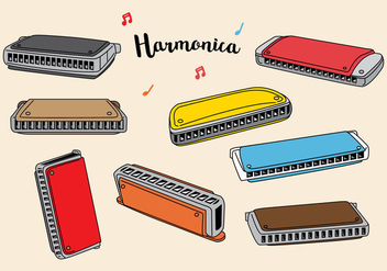 Free Harmonica Vector - Kostenloses vector #396893