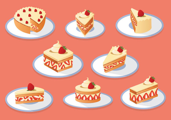 Free Strawberry Shortcake Collection - vector gratuit #397123 